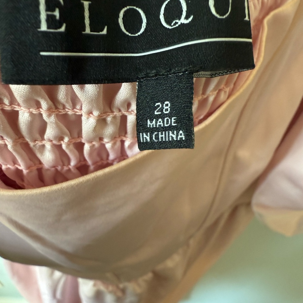 Eloquii Pink Puff Sleeve Dress - Picture 3 of 4